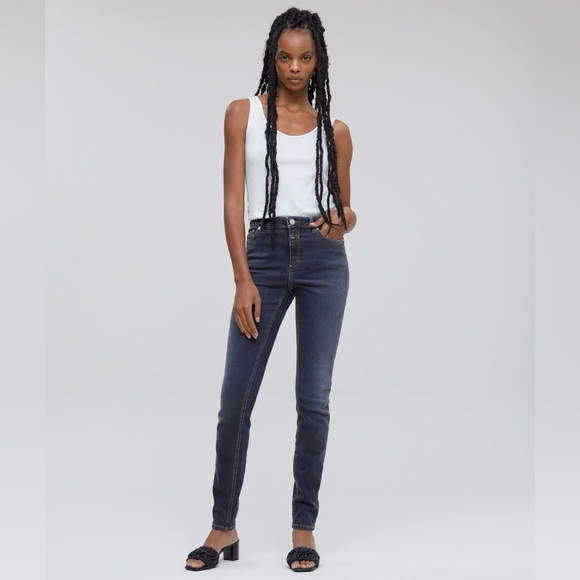Closed Lizzy Skinny Jeans, Dark Grey/Blue, SZ 25 - Picture 1 of 8